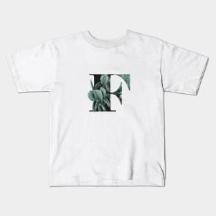 Flower Alphabet F Kids T-Shirt